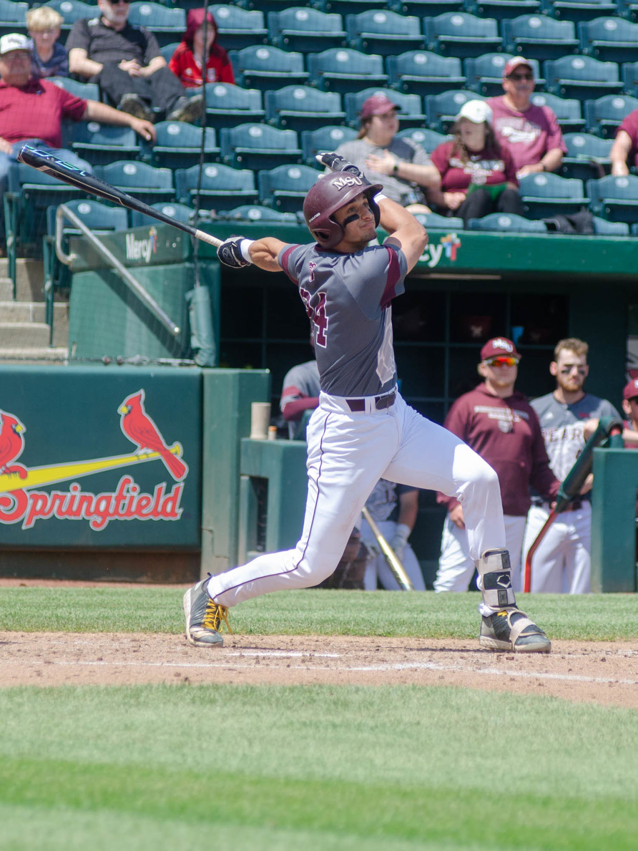 Drew Millas batting